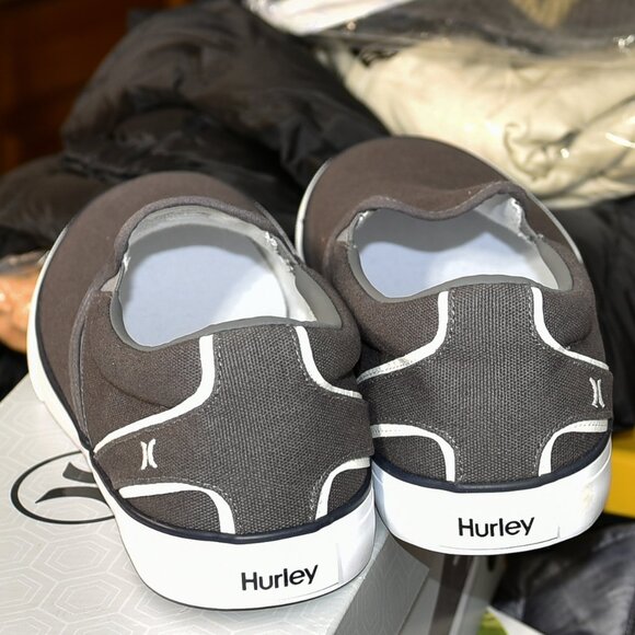 Hurley Men's Canvas Slip-on  Sneakers - Picture 3 of 5